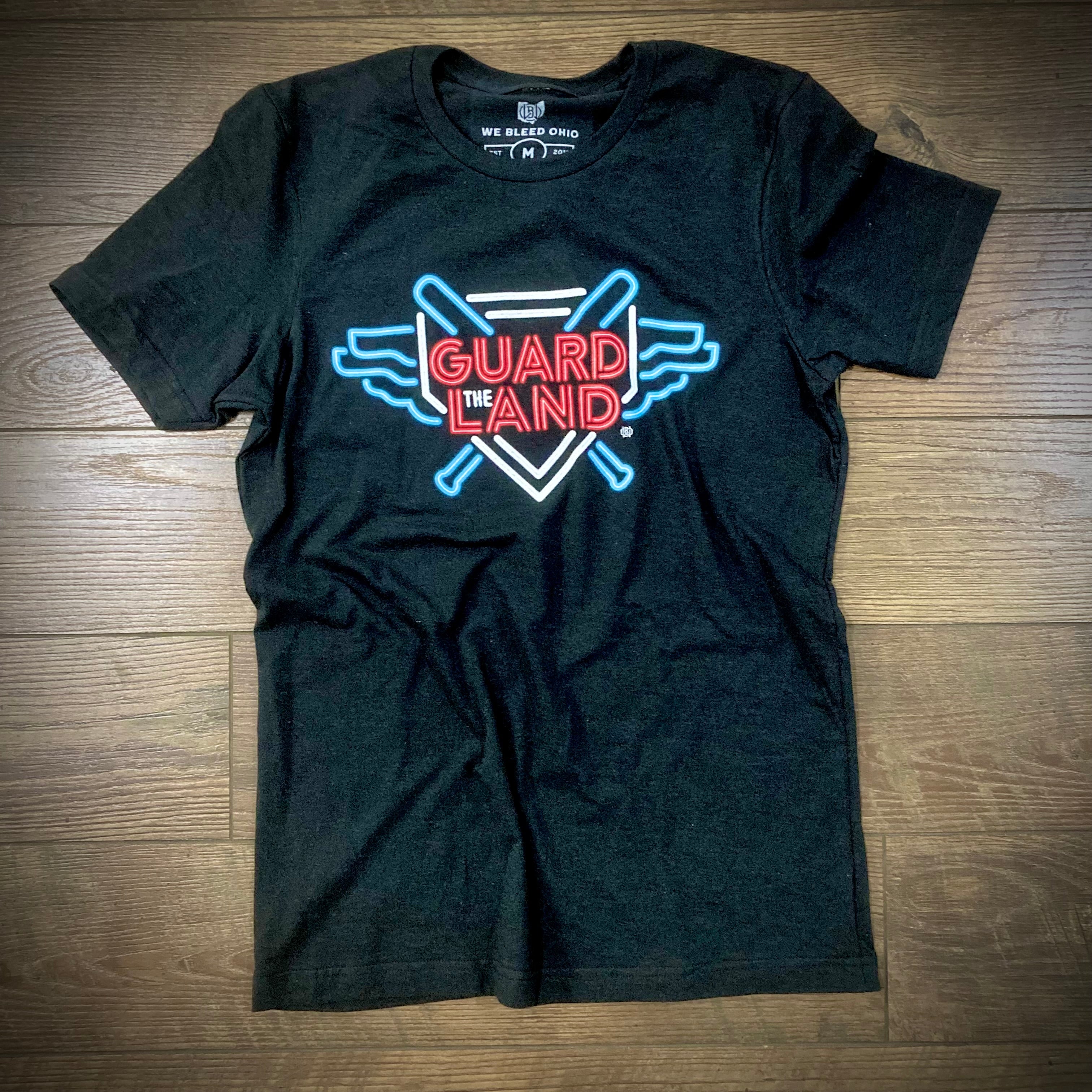 Guard the Land - Neon Lights T-shirt, T-shirts, WeBleedOhio, WeBleedOhio