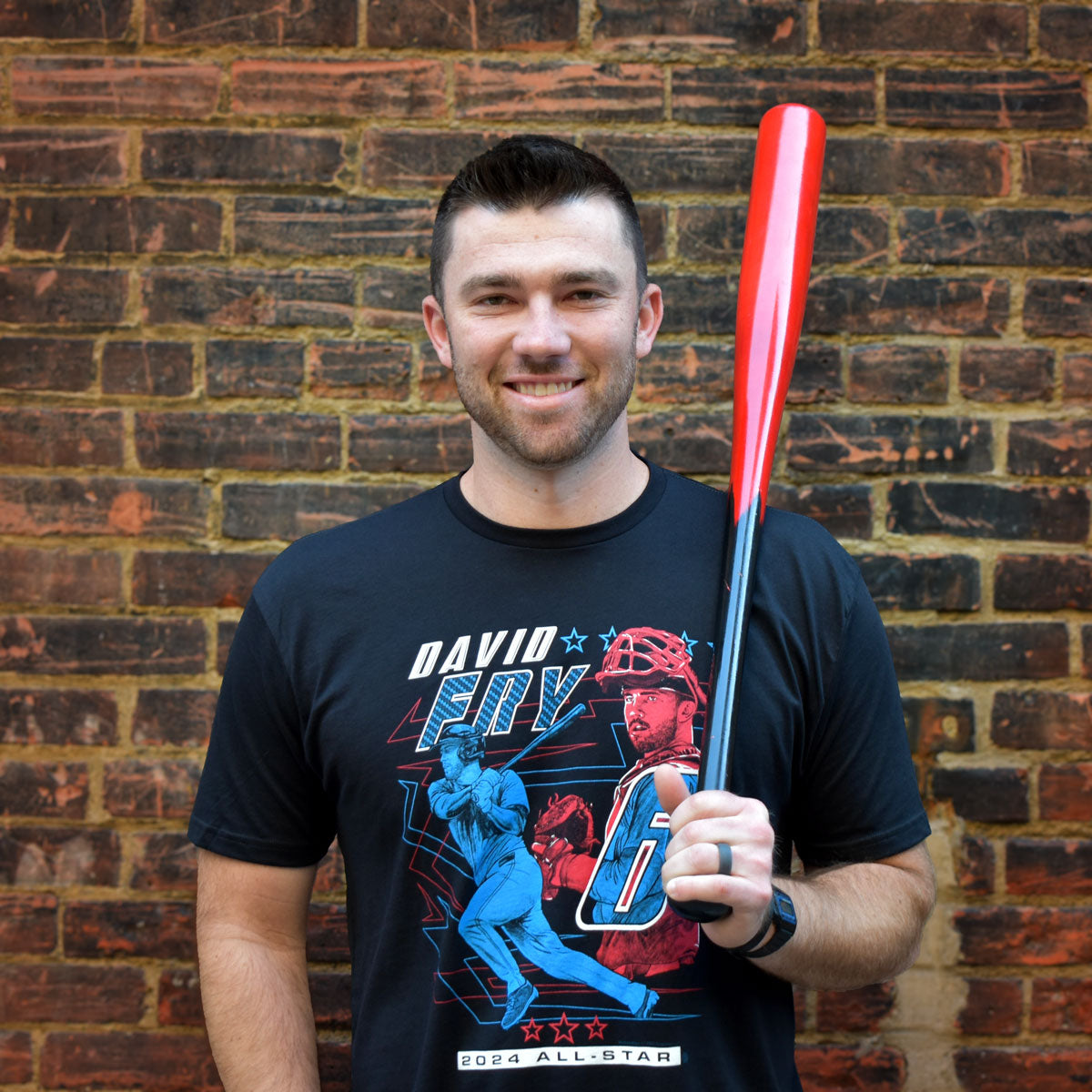 David Fry Baseball T-shirt, T-shirts, WeBleedOhio, WeBleedOhio