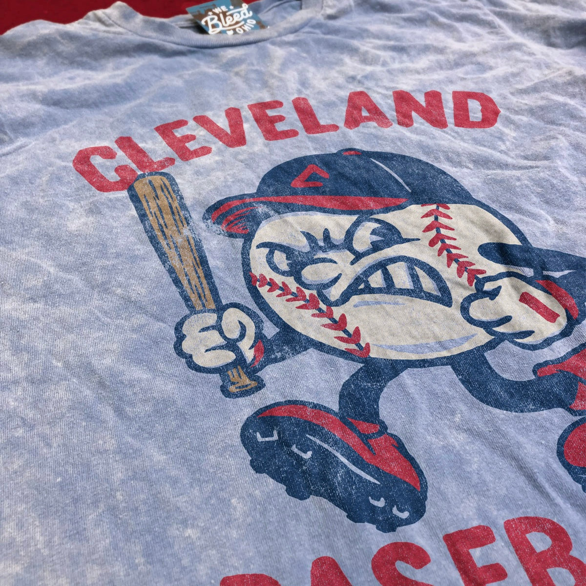 Baseball Mascot - Retro Cleveland T-shirt, T-shirts, WeBleedOhio, WeBleedOhio