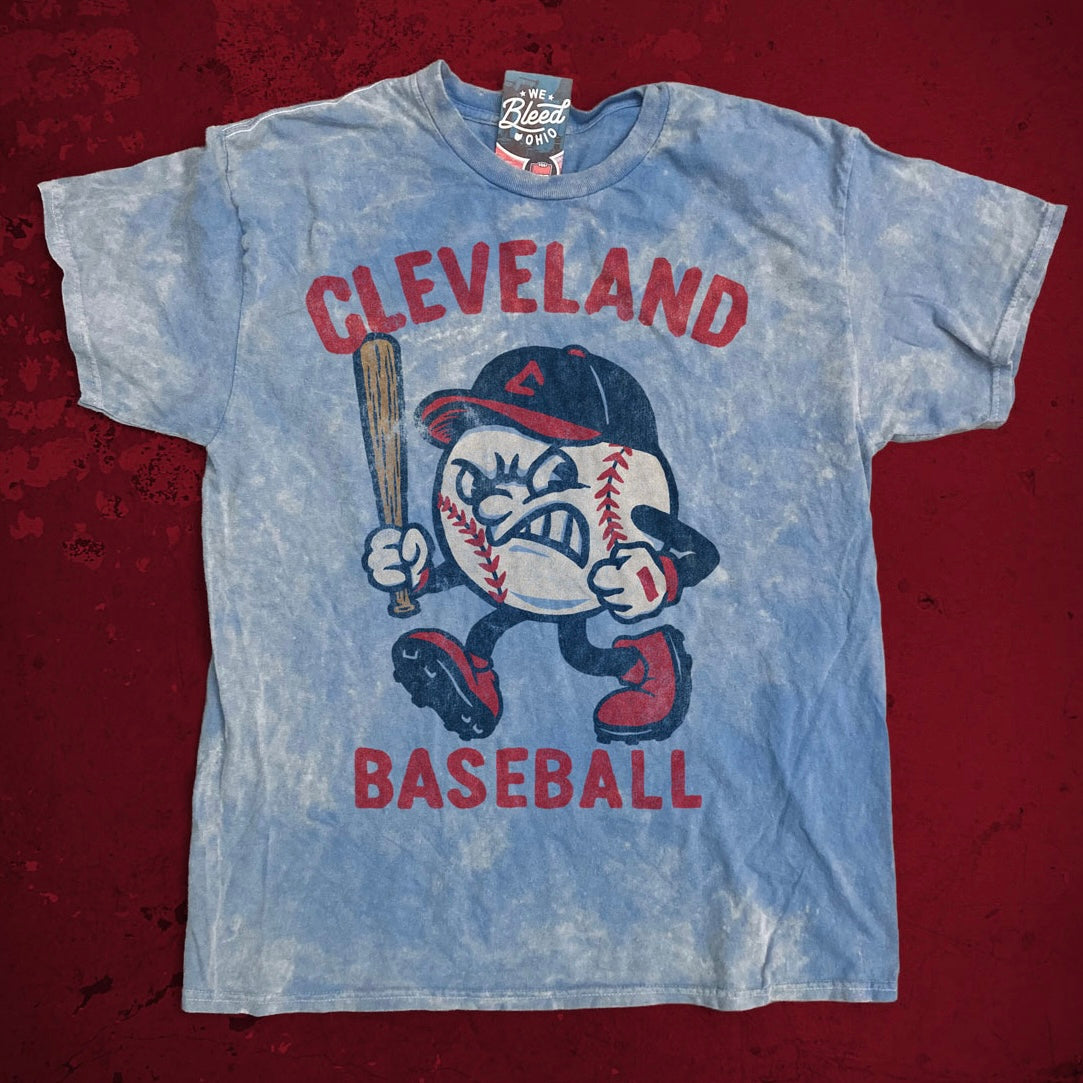 Baseball Mascot - Retro Cleveland T-shirt, T-shirts, WeBleedOhio, WeBleedOhio