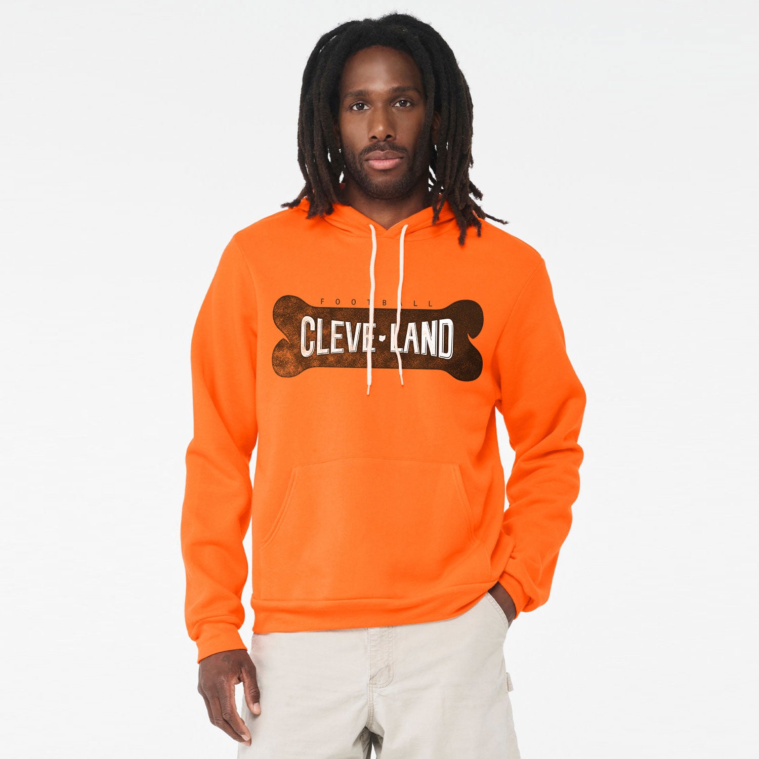 Here We Go Cleveland - Dawg Hoodie, Hoodies, WeBleedOhio, WeBleedOhio