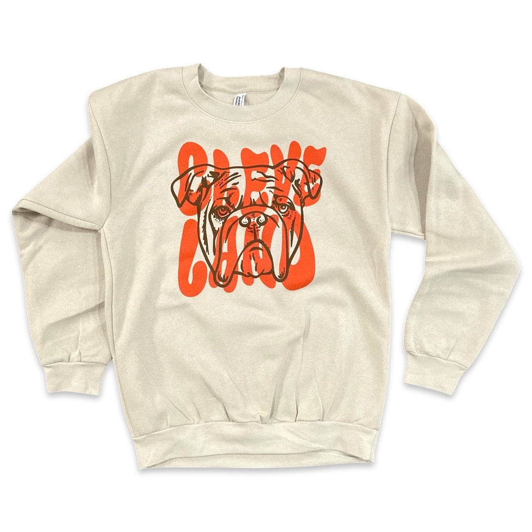 Cleveland Dawg - Crewneck Sweatshirt, Sweatshirt, WeBleedOhio, WeBleedOhio