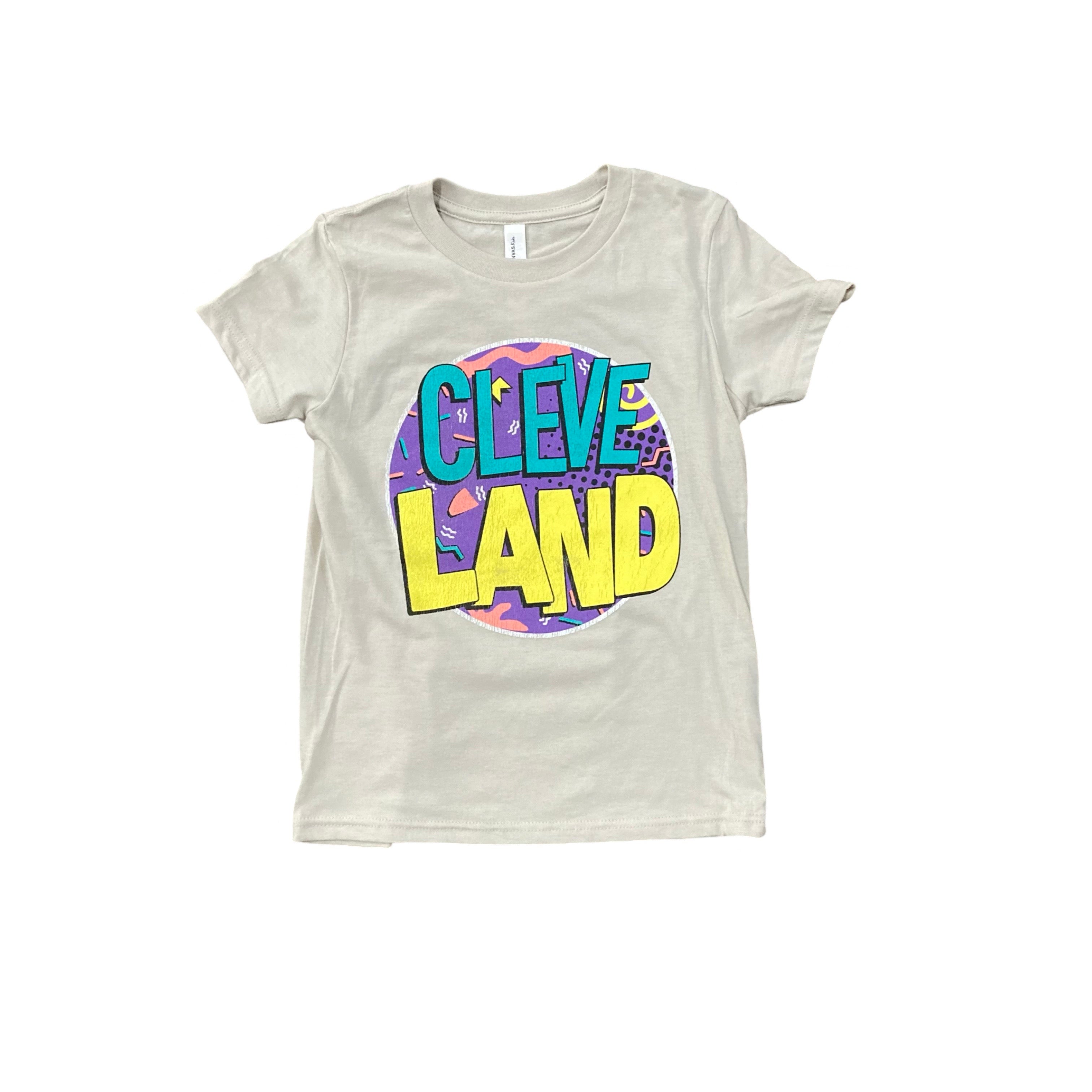 Kids - CLE by the Bell - Retro Cleveland T-shirt, T-shirts, WeBleedOhio, WeBleedOhio