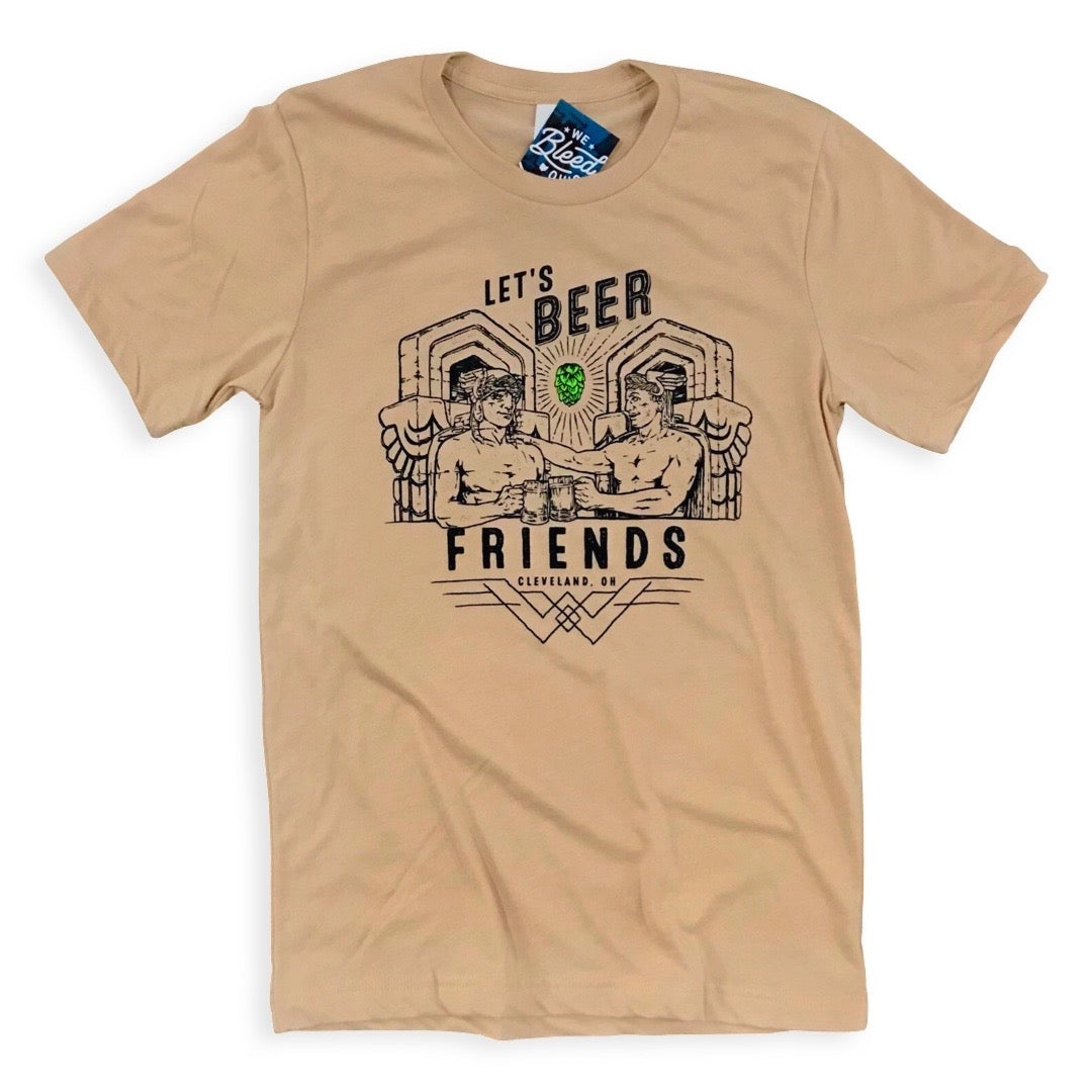 WeBleedOhio Let's Be Friends – Cleveland Guardians of Traffic T-Shirt Silver / Medium