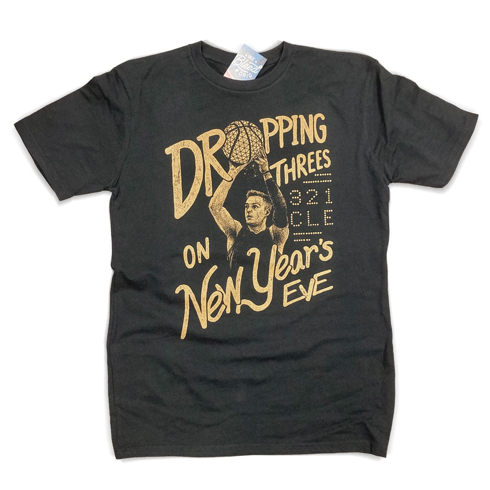 Dropping Threes NYE - CLE T-shirt