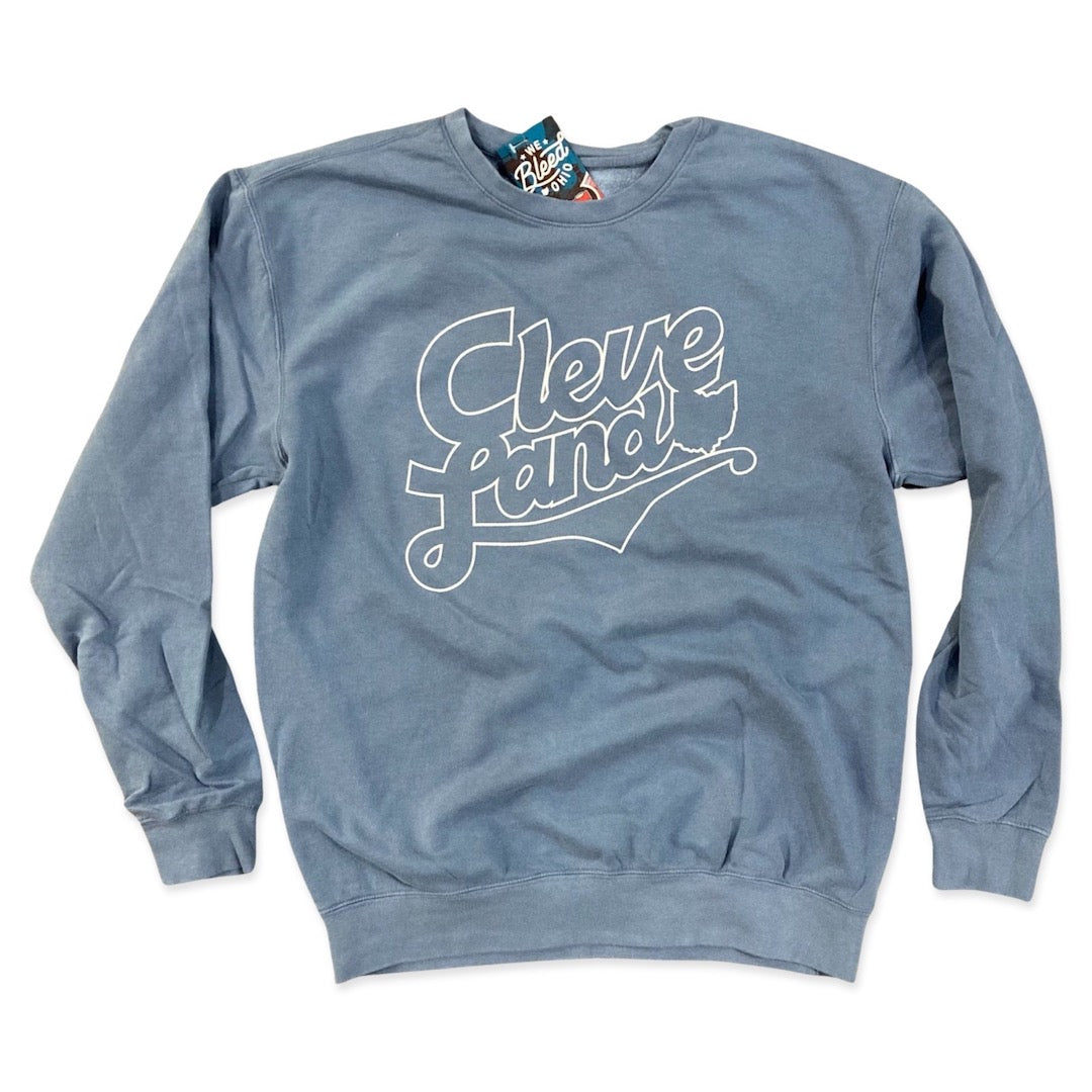 Cleveland Bases Loaded - Crew Neck Sweatshirt, Sweatshirt, WeBleedOhio, WeBleedOhio