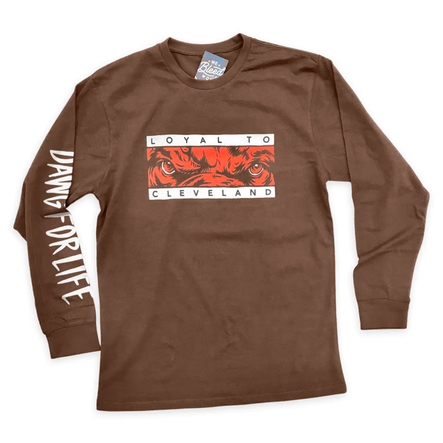 Loyal to Cleveland  – Long Sleeve T-Shirt, T-shirts, WeBleedOhio, WeBleedOhio