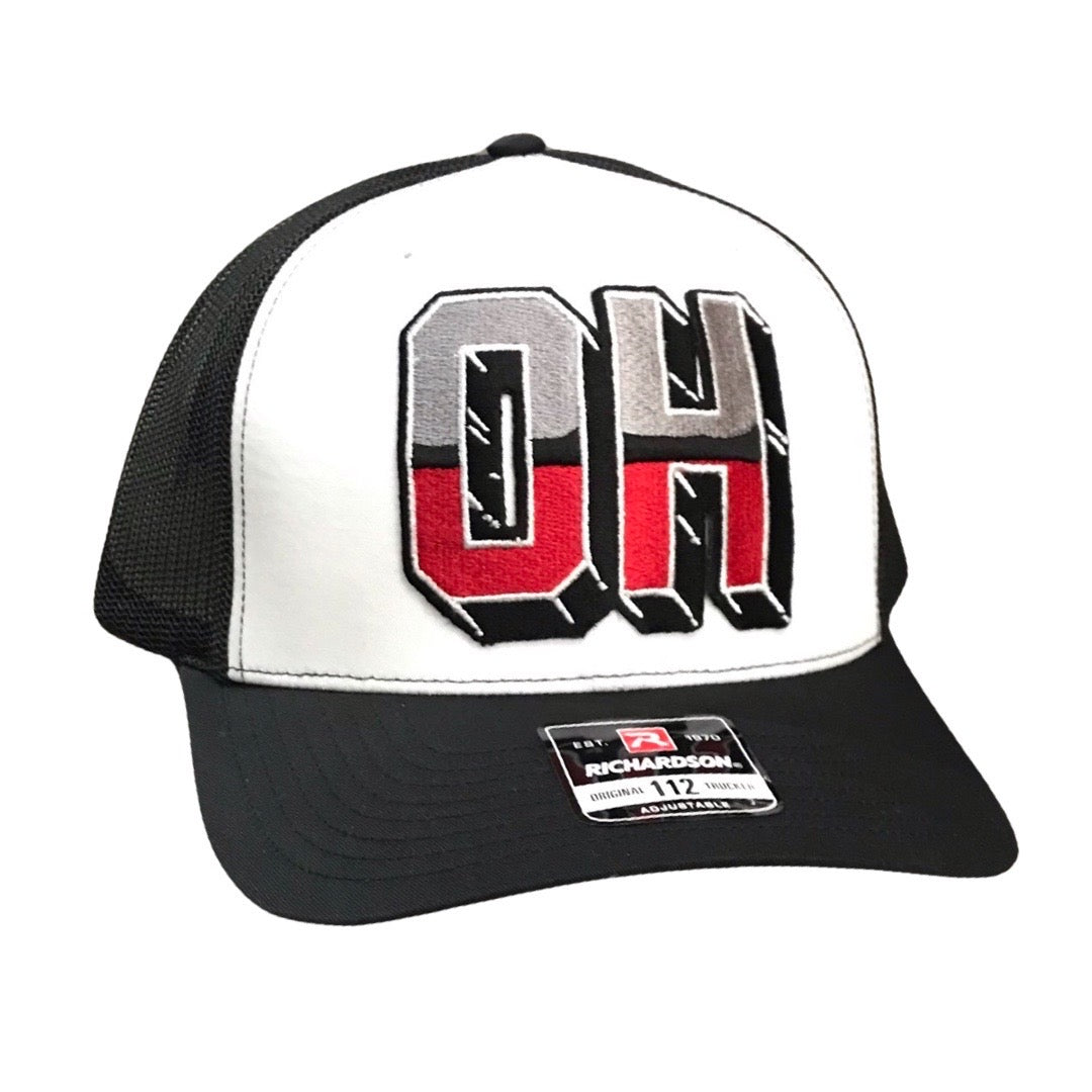 Hat - OH Chrome Snapback Mesh Cap, Hats, WeBleedOhio, WeBleedOhio