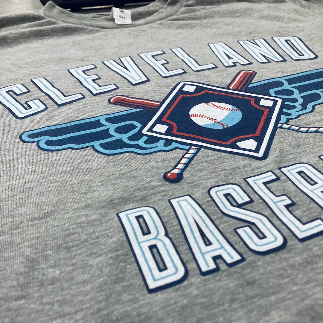 Winged Baseball - Cleveland Tshirt, T-shirts, WeBleedOhio, WeBleedOhio