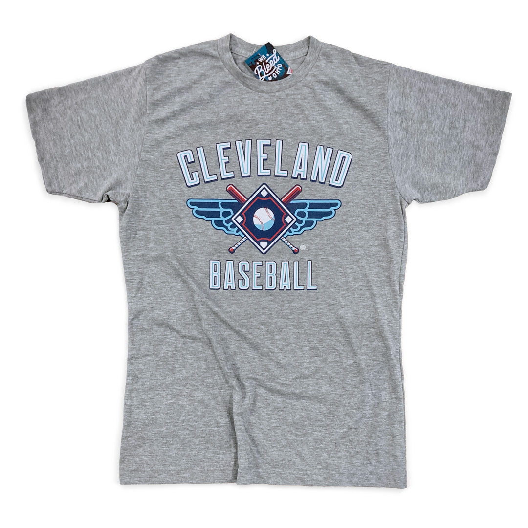 Winged Baseball - Cleveland Tshirt, T-shirts, WeBleedOhio, WeBleedOhio