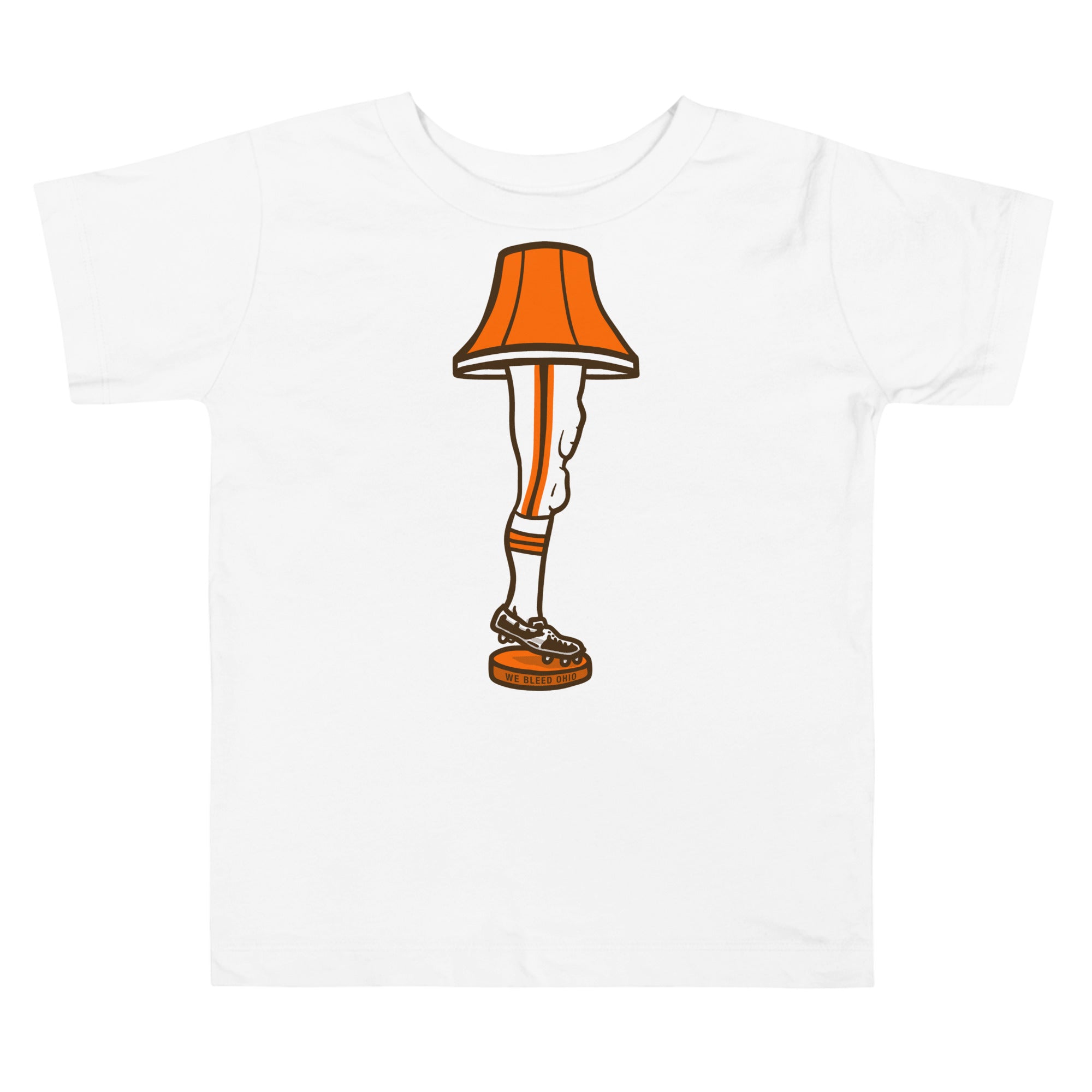 Football Leg Lamp – Toddler Tee, , WeBleedOhio, WeBleedOhio