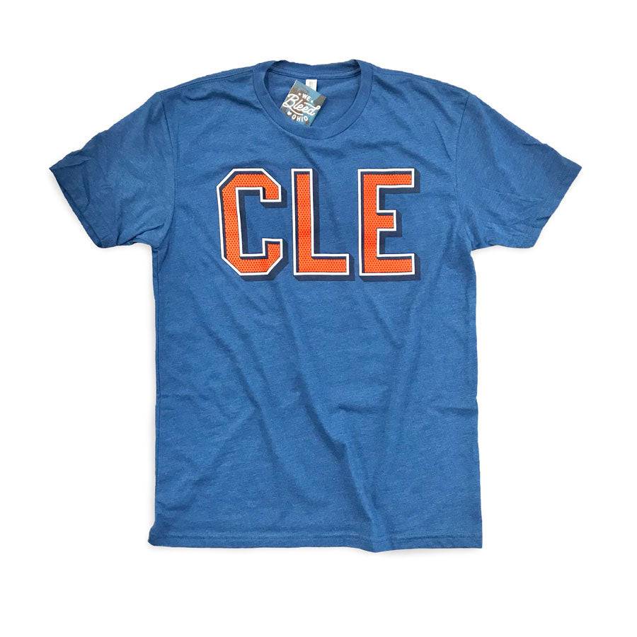 Cleveland - Athletic CLE Mesh Tshirt, Shirts & Tops, WeBleedOhio, WeBleedOhio