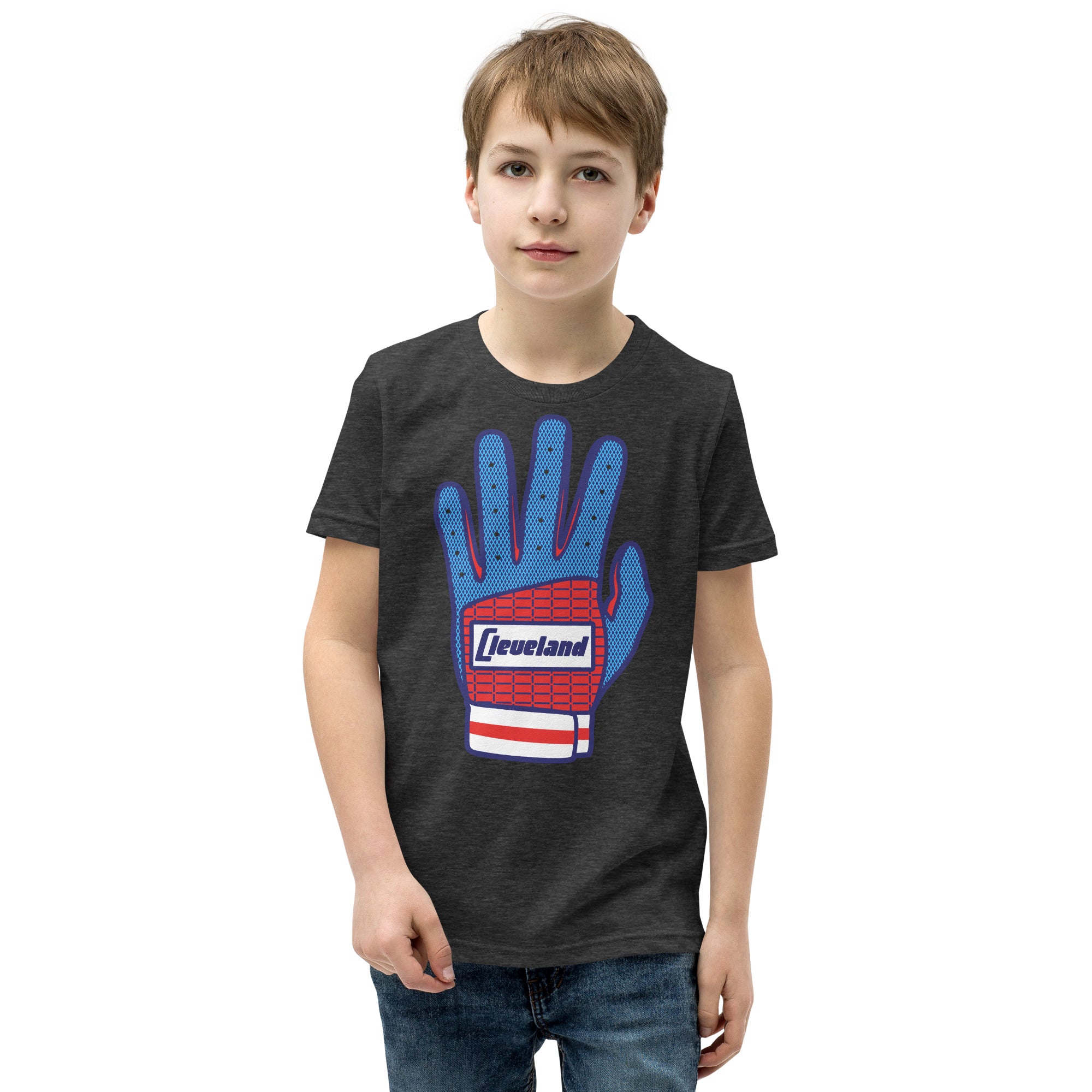 Batting Glove - Youth T-Shirt, T-shirts, WeBleedOhio, WeBleedOhio