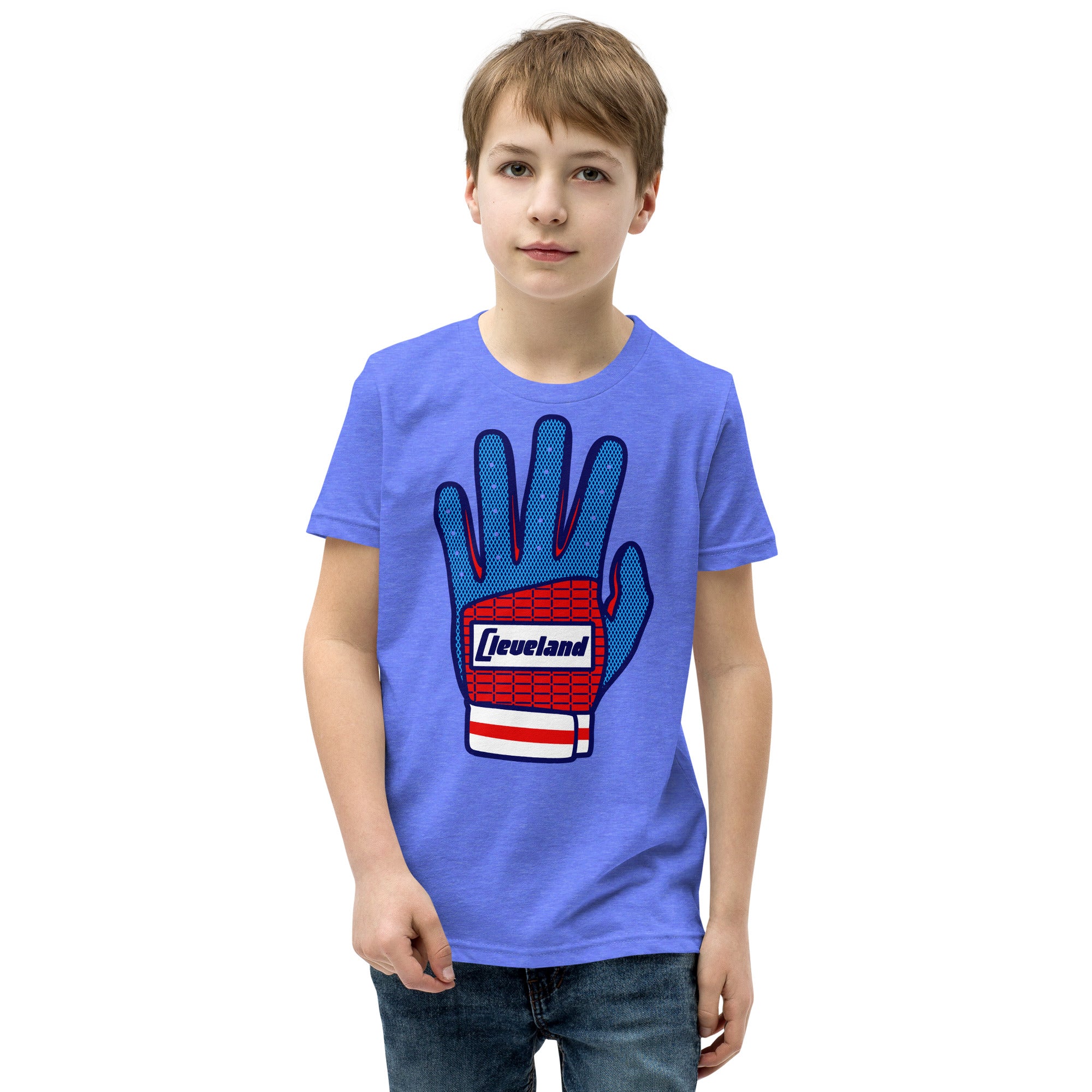 Cleveland Batting Glove - Youth T-Shirt