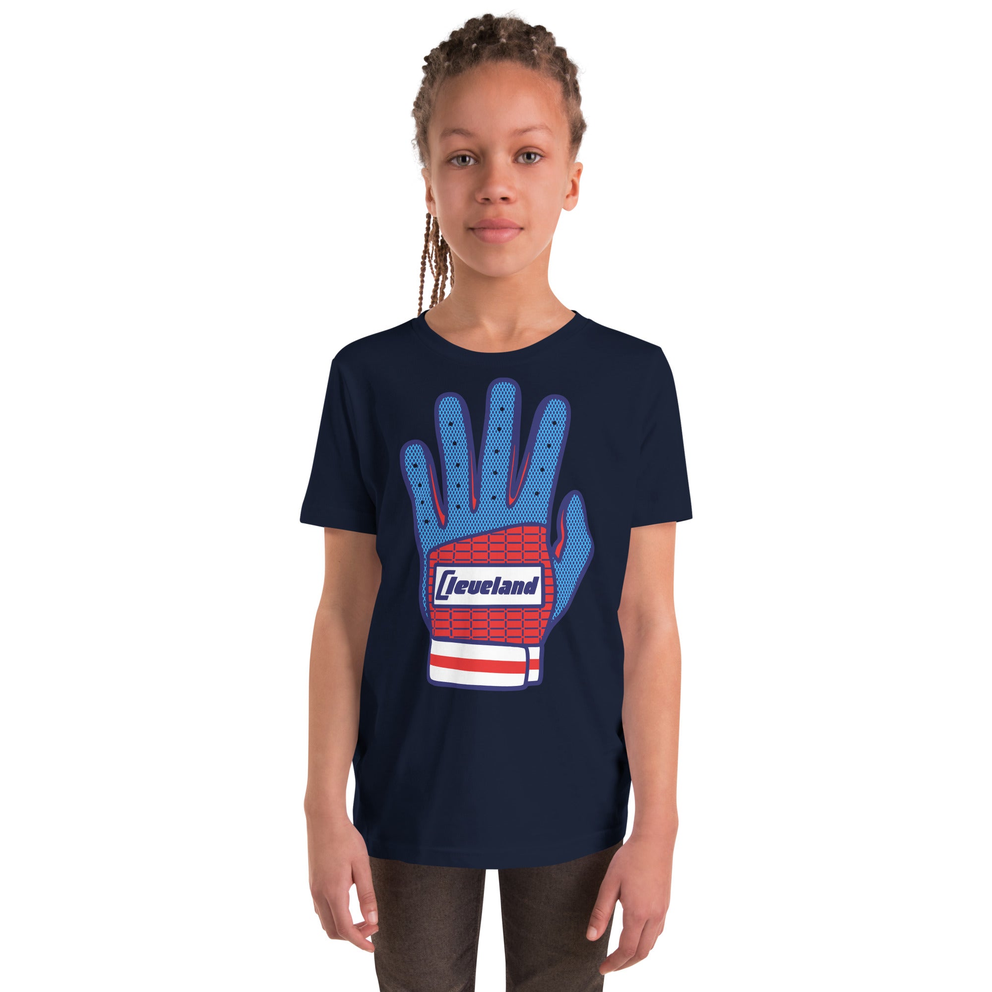 Batting Glove - Youth T-Shirt, T-shirts, WeBleedOhio, WeBleedOhio