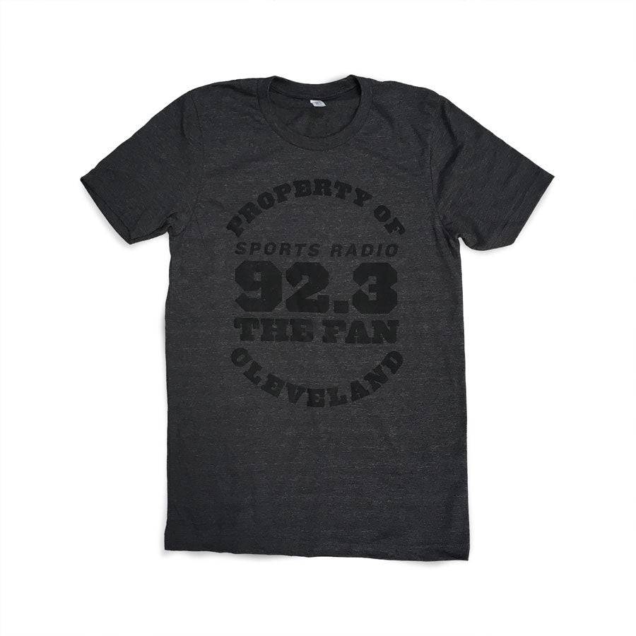 Official - 92.3 The Fan Property of Cleveland -Tshirt, T-shirts, Entercom, WeBleedOhio