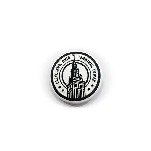 Button - Large - Cleveland Ohio, Accessories, WeBleedOhio, WeBleedOhio