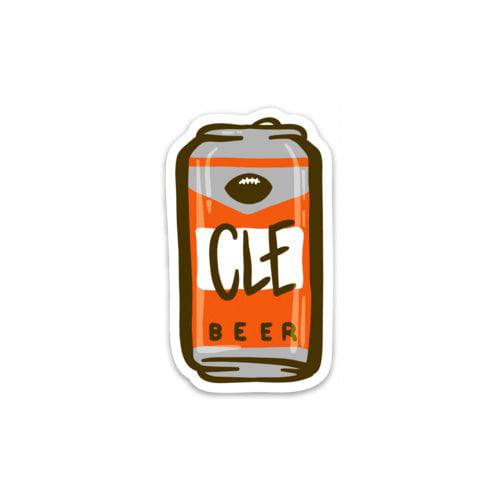 Sticker - CLE Tailgating Beverage Can, Decorative Stickers, WeBleedOhio, WeBleedOhio