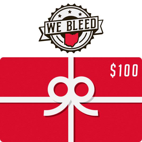 Gift Card, Gift Card, WeBleedOhio, WeBleedOhio