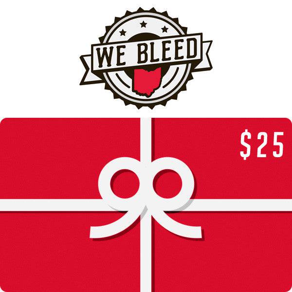 Gift Card, Gift Card, WeBleedOhio, WeBleedOhio