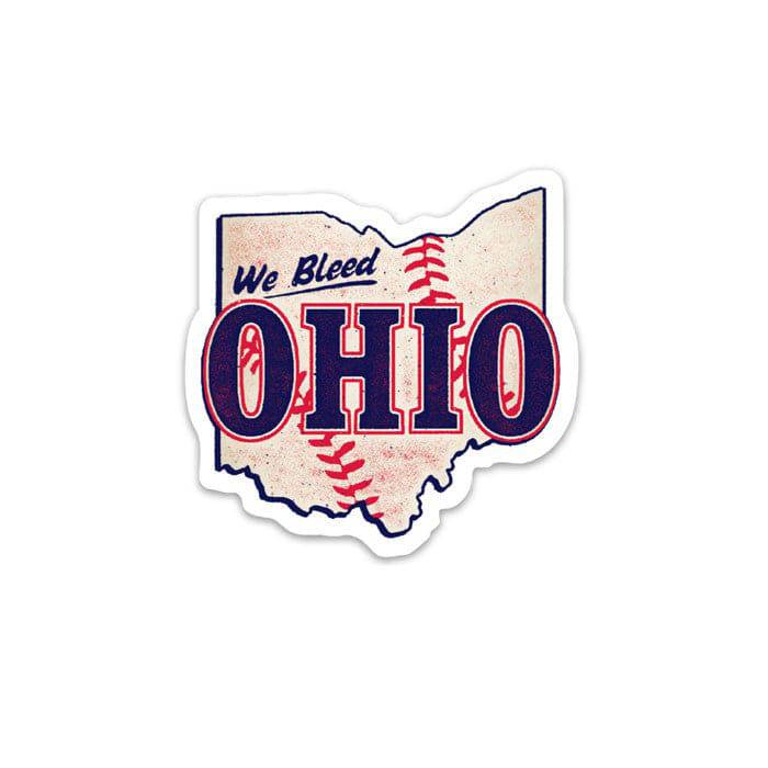 Sticker - WeBleedOhio Baseball, Sticker, WeBleedOhio, WeBleedOhio