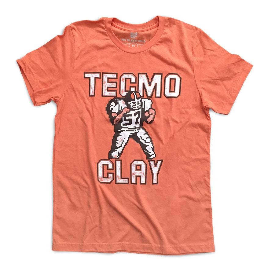 Tecmo Clay - Retro 8bit T-shirt, T-shirts, WeBleedOhio, WeBleedOhio