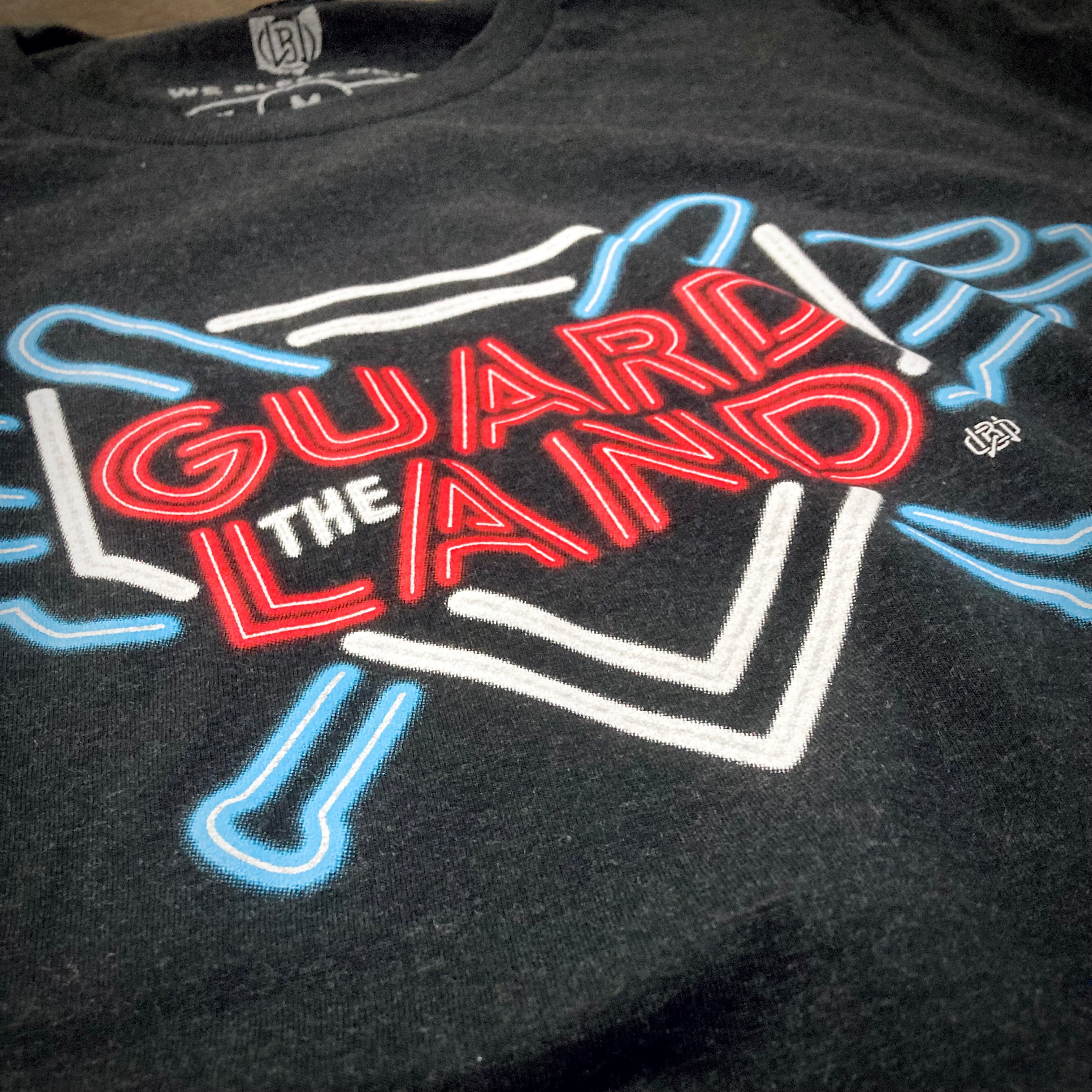 Guard the Land - Neon Lights T-shirt