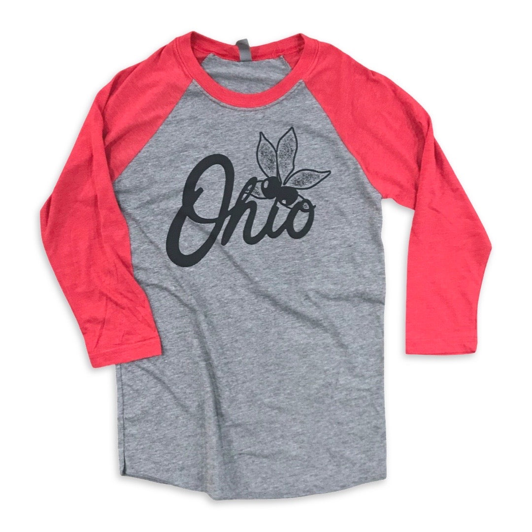 Small O H I O Circle Women's Long Weekend Burnout French Terry Sweatpa -  Clothe Ohio - Ohio Shirts and Apparel