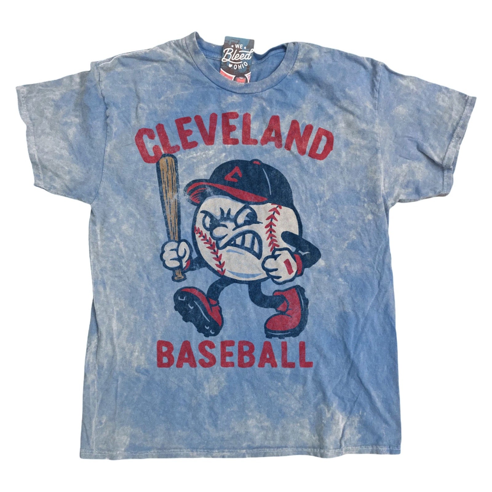 Baseball Mascot - Retro Cleveland T-shirt, T-shirts, WeBleedOhio, WeBleedOhio