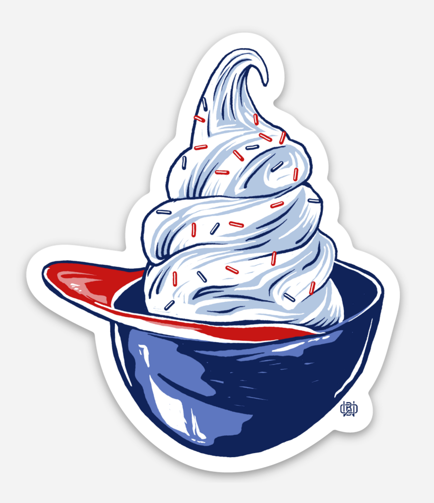 Sticker - Baseball Sundaes