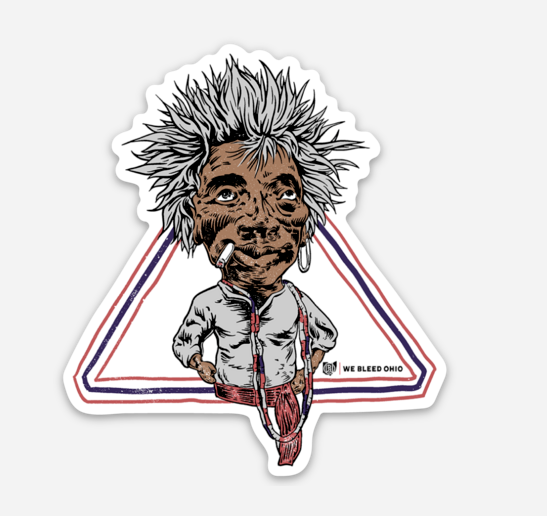 Sticker - Jobu, Decorative Stickers, WeBleedOhio, WeBleedOhio