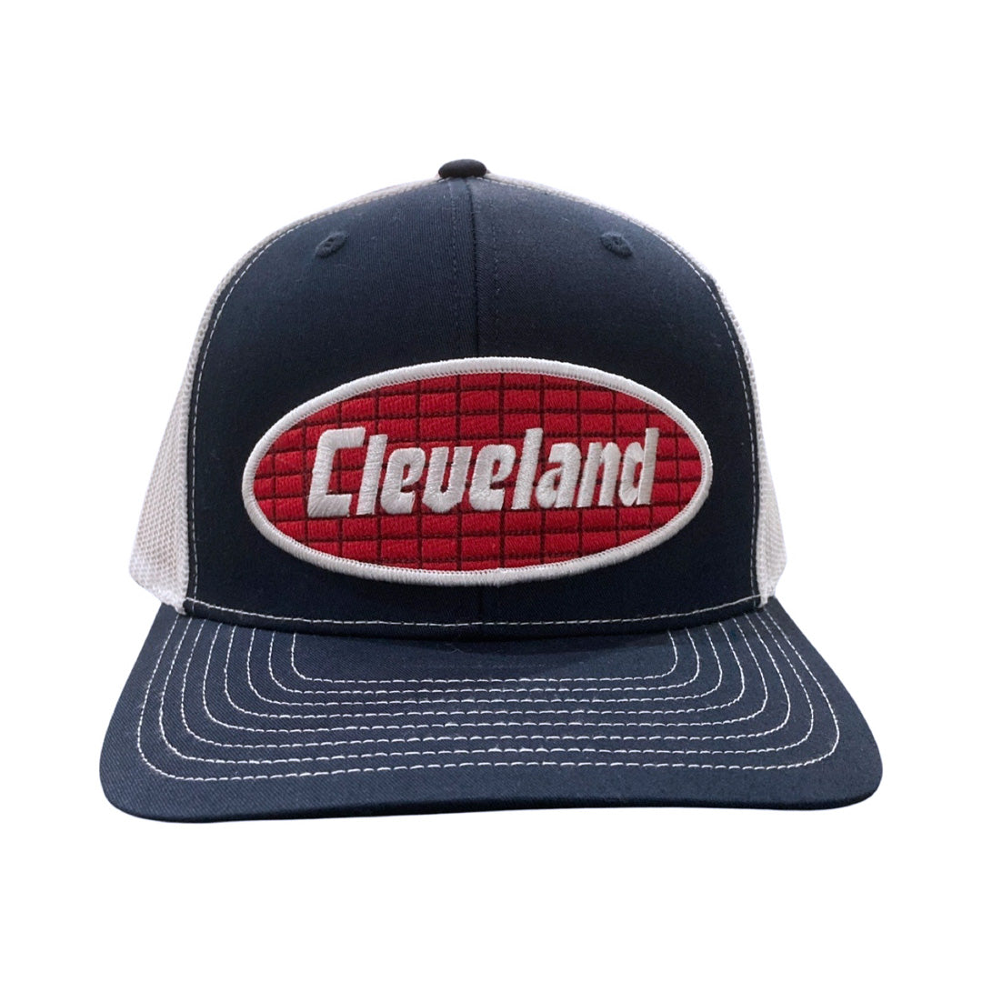 Hat - Cleveland Patch Trucker Cap, Hats, WeBleedOhio, WeBleedOhio
