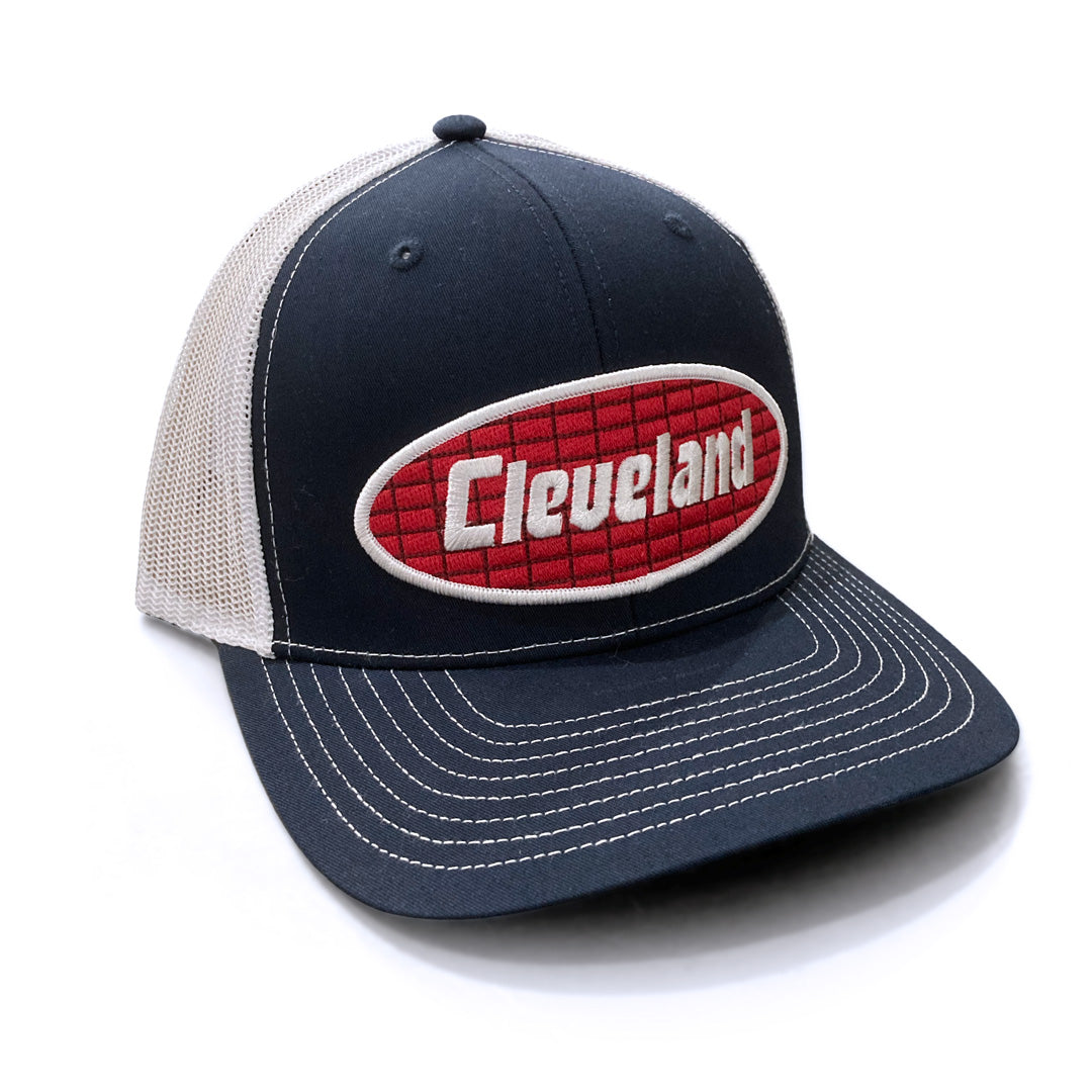 Hat - Cleveland Patch Trucker Cap, Hats, WeBleedOhio, WeBleedOhio