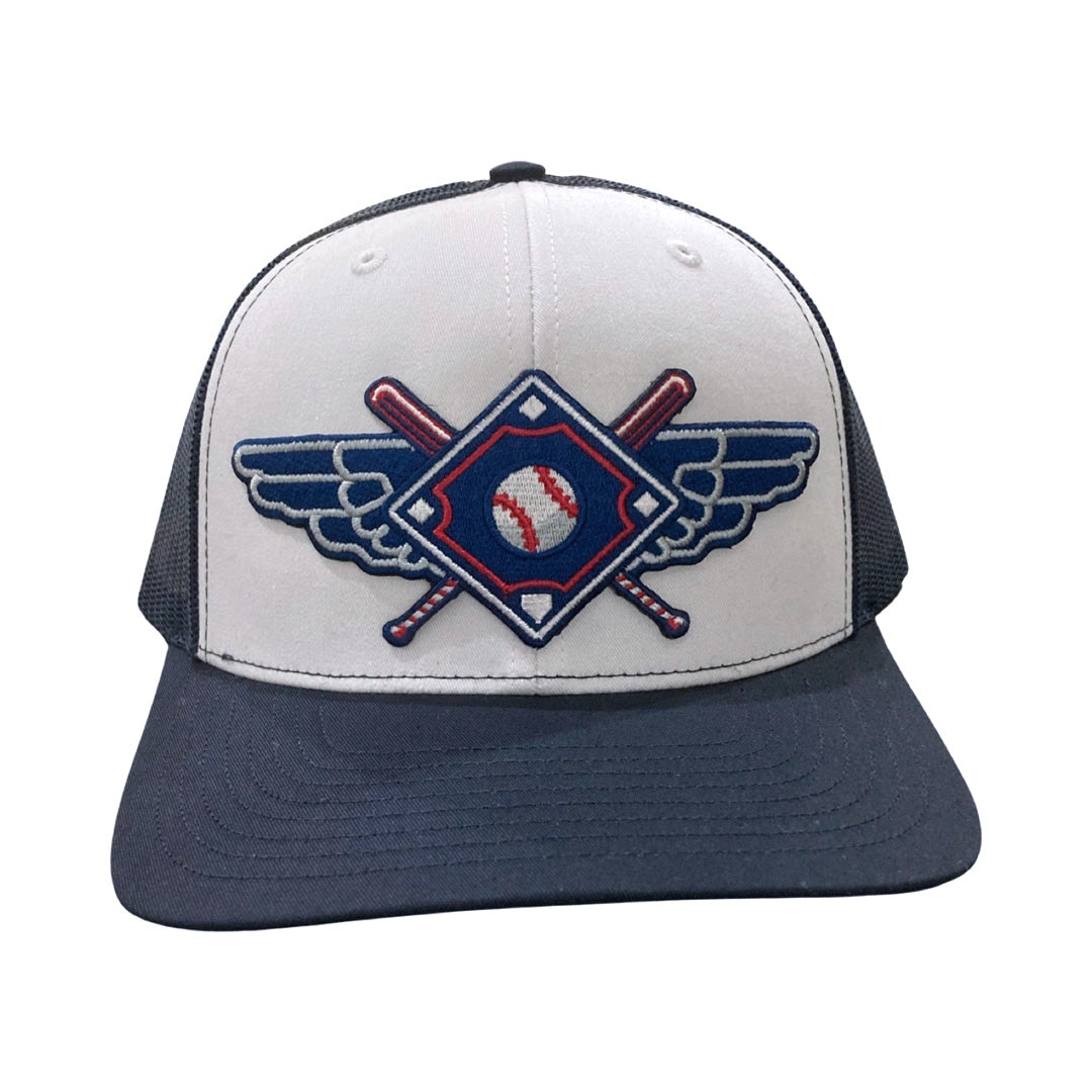Hat - Winged Baseball Trucker Cap, Hats, WeBleedOhio, WeBleedOhio