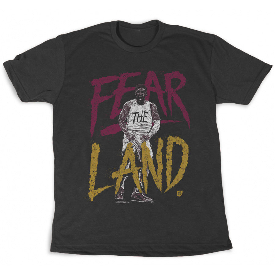 Fear The Land - Basketball Tshirt, T-shirts, WeBleedOhio, WeBleedOhio