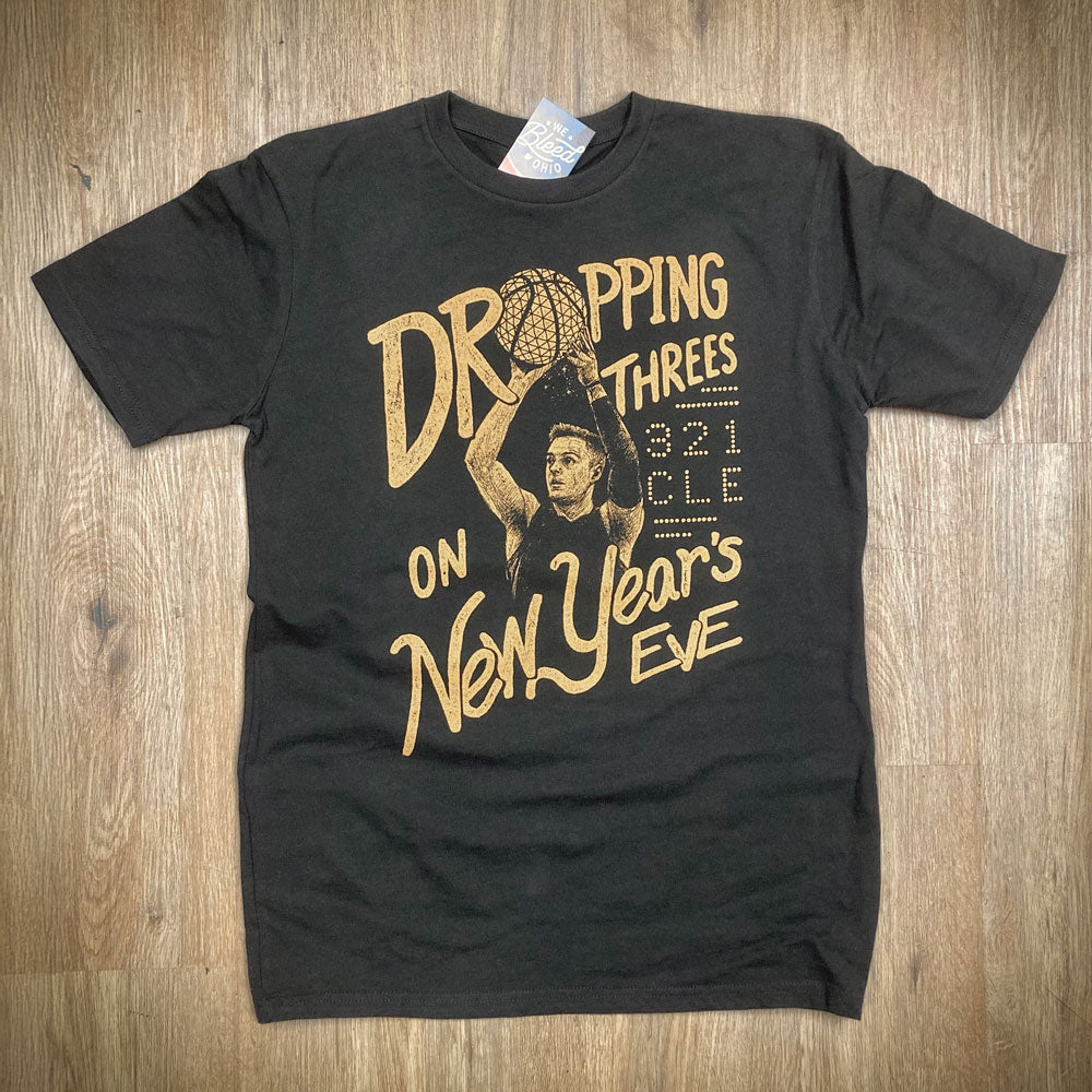 Dropping Threes NYE - CLE T-shirt