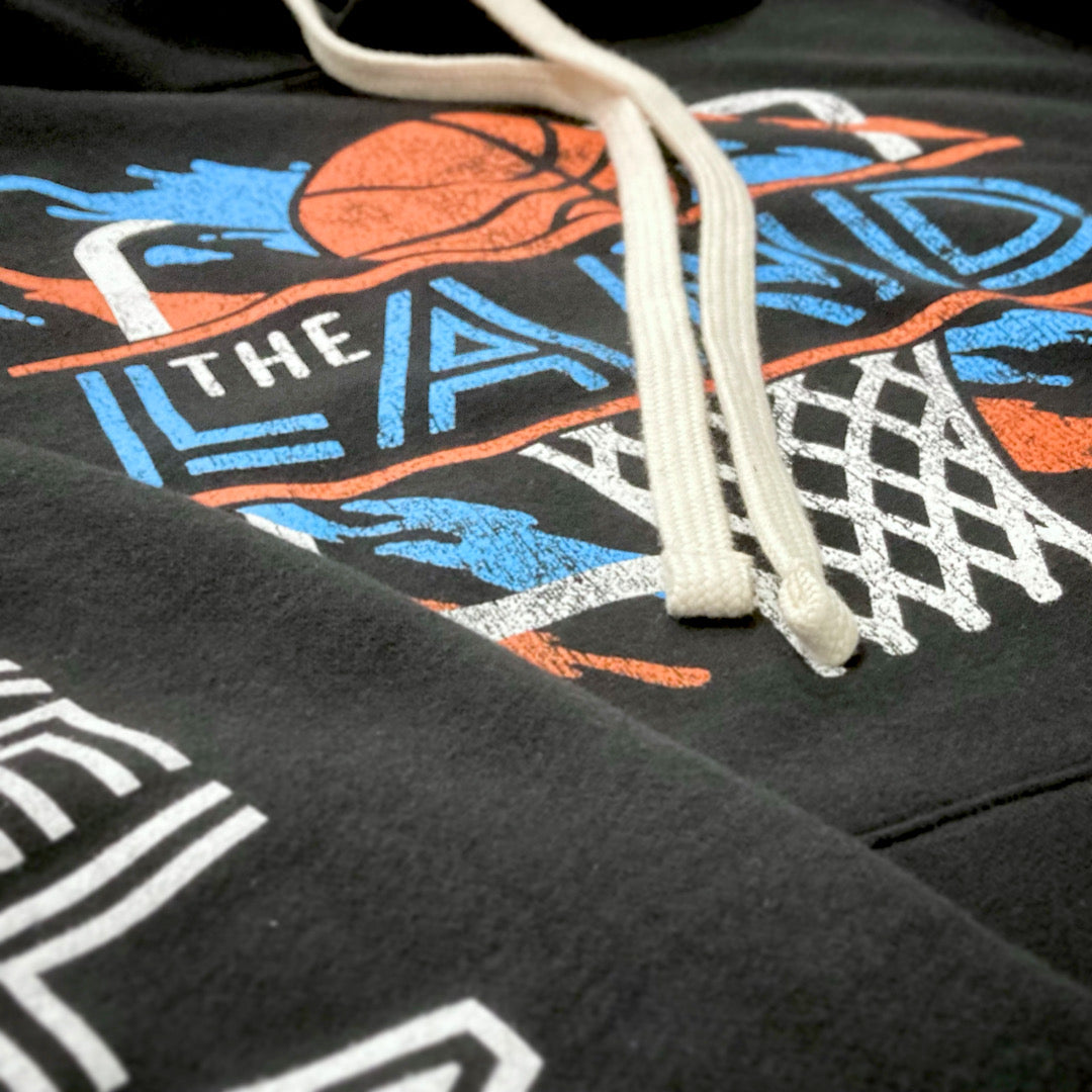 Retro The Land - Basketball Hoodie, Hoodies, WeBleedOhio, WeBleedOhio