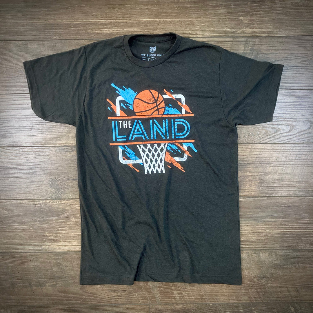 The Land - Basketball Tshirt, T-shirts, WeBleedOhio, WeBleedOhio