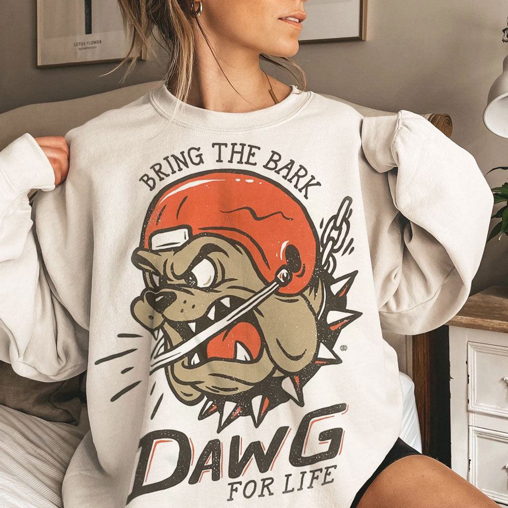Bring the Bark - Football Sweatshirt, Sweatshirts, WeBleedOhio, WeBleedOhio