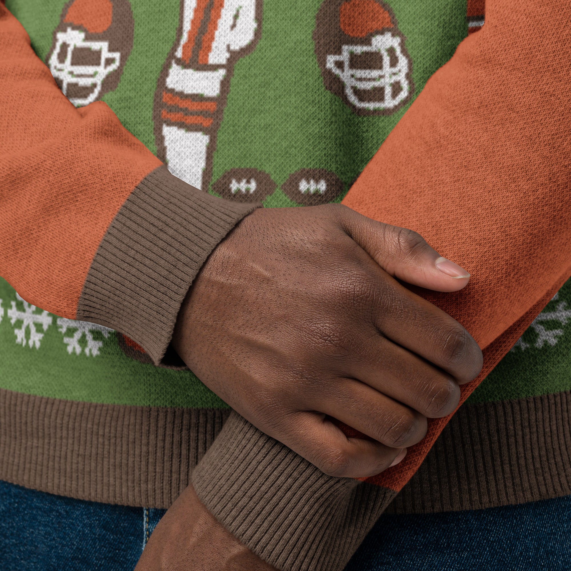 Football Leg Lamp - Knitted Sweater