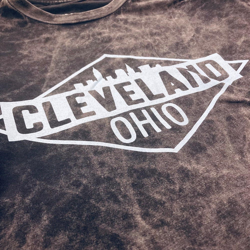 Cleveland Streets - Vintage Wash TShirt, T-shirts, WeBleedOhio, WeBleedOhio