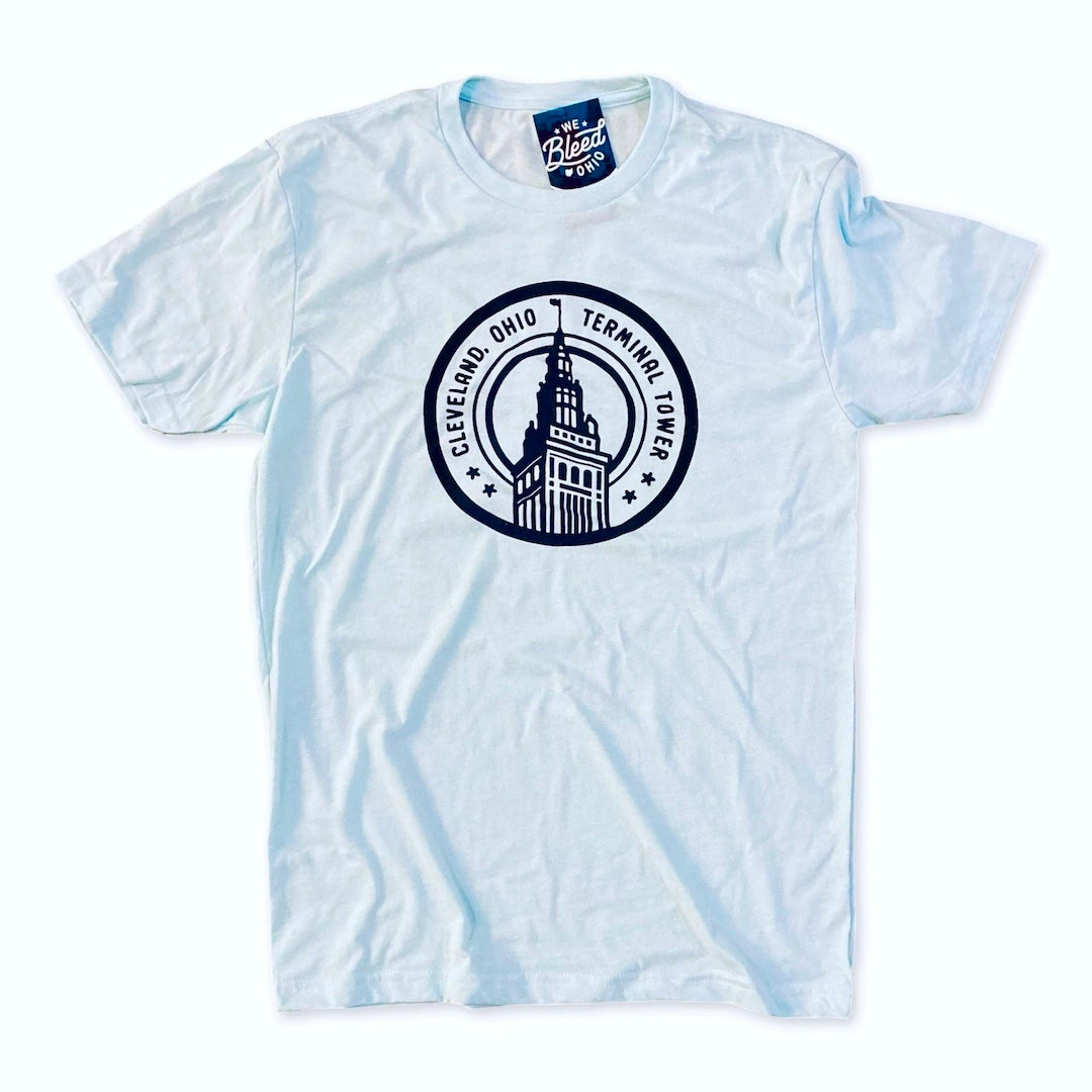 Cleveland Terminal Tower Tshirt WeBleedOhio