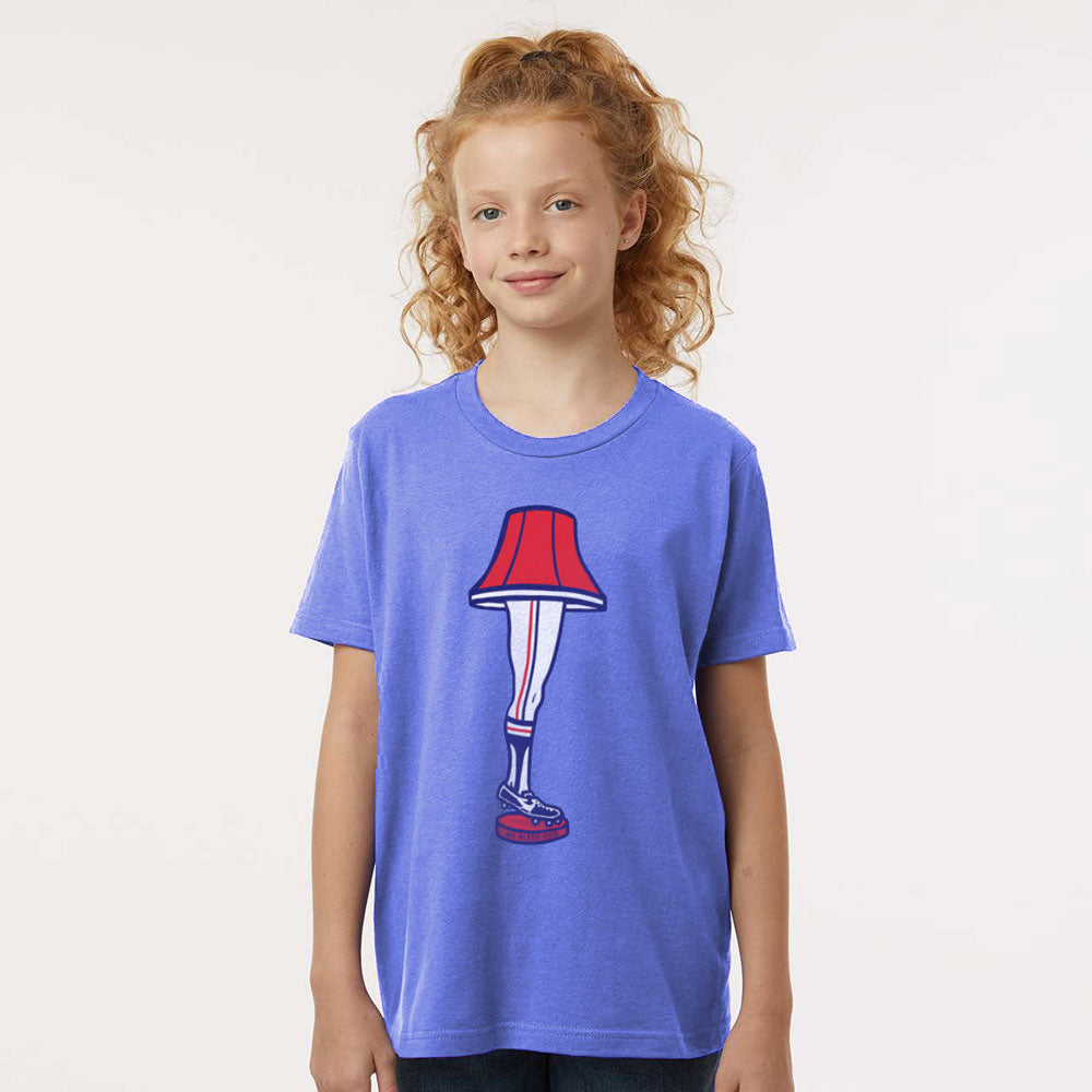 Baseball Leg Lamp - Youth T-Shirt, T-shirts, WeBleedOhio, WeBleedOhio