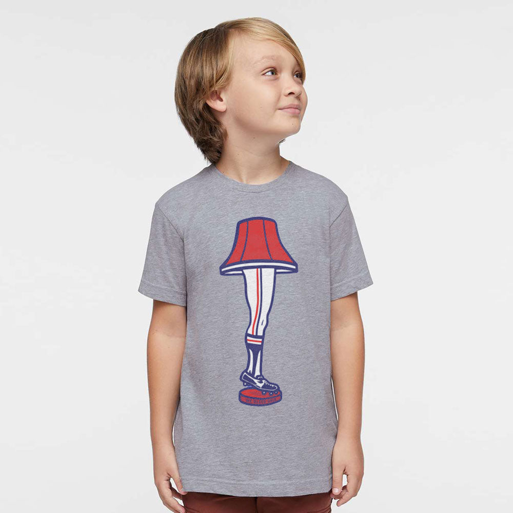 Baseball Leg Lamp - Youth T-Shirt, T-shirts, WeBleedOhio, WeBleedOhio