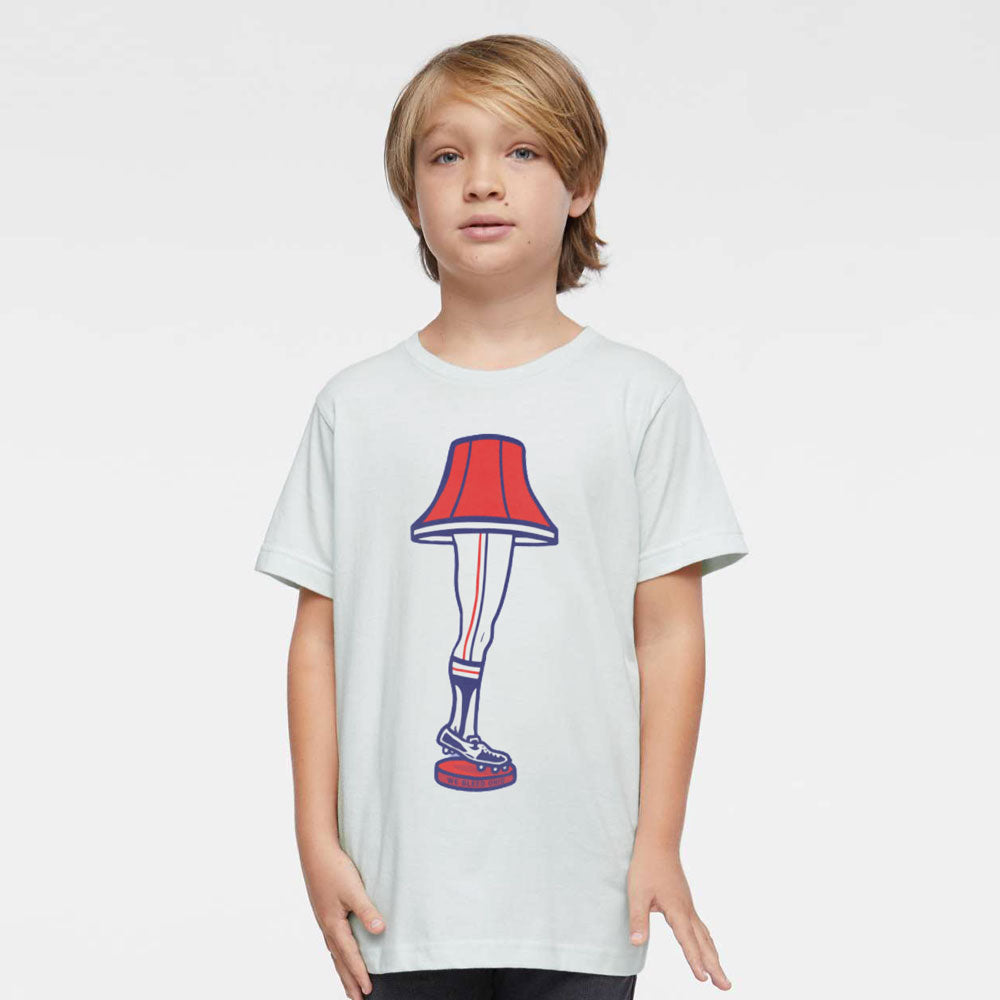 Baseball Leg Lamp - Youth T-Shirt, T-shirts, WeBleedOhio, WeBleedOhio