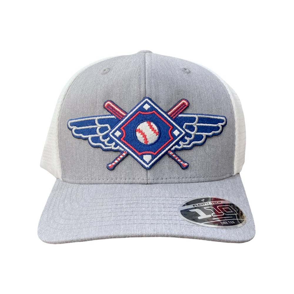 Hat - Winged Baseball Trucker Cap, Hats, WeBleedOhio, WeBleedOhio