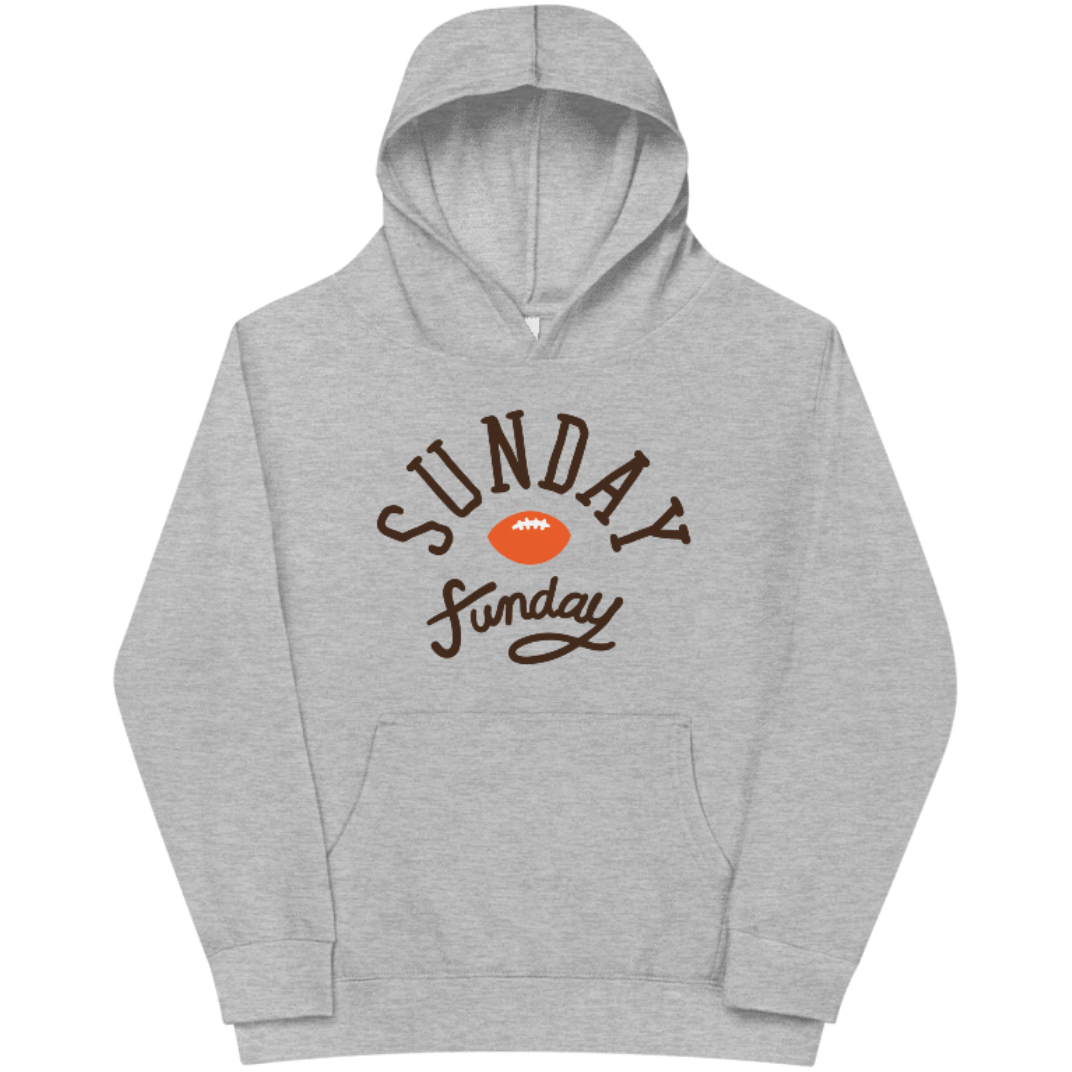 Cleveland Sunday Funday - Youth Hooded Sweatshirt, Hoodies, WeBleedOhio, WeBleedOhio