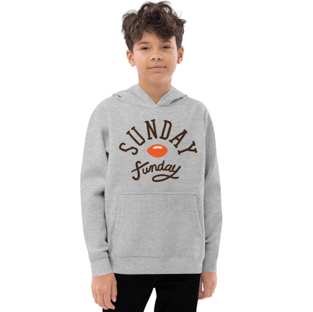 Cleveland Sunday Funday - Youth Hooded Sweatshirt, Hoodies, WeBleedOhio, WeBleedOhio