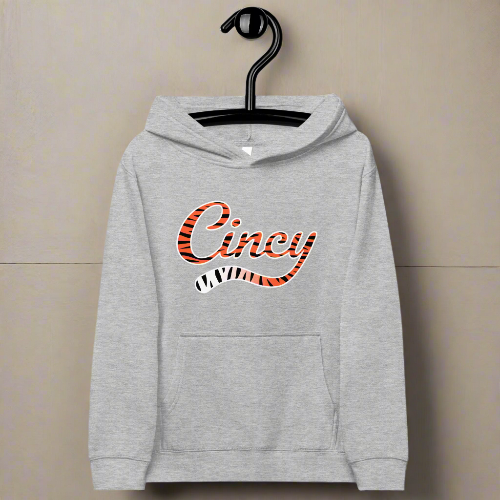 Cincy - Kids fleece hoodie, Hoodies, WeBleedOhio, WeBleedOhio