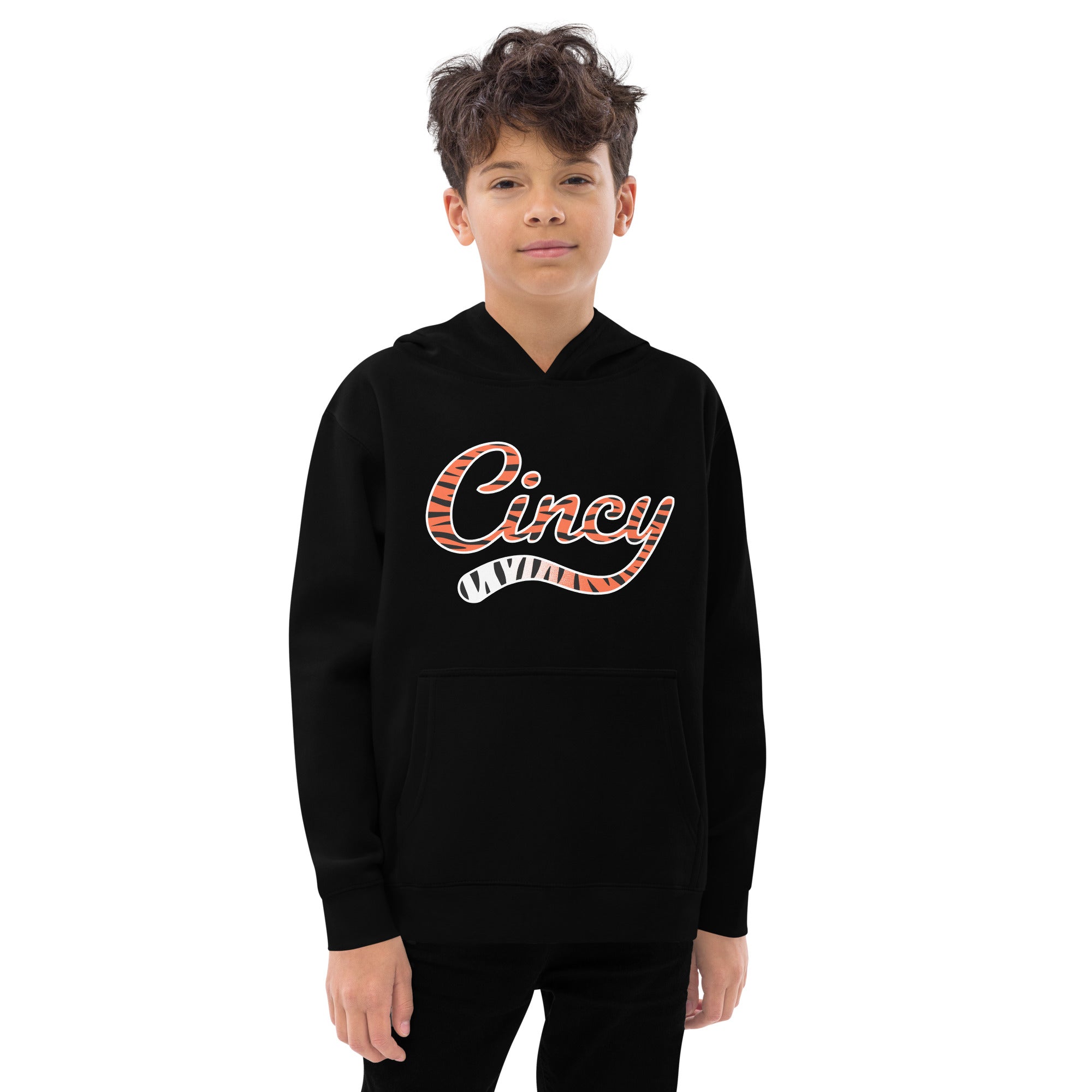 Cincy - Kids fleece hoodie, Hoodies, WeBleedOhio, WeBleedOhio